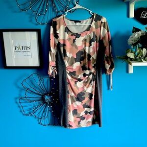 Venus brand camo rushed dress.